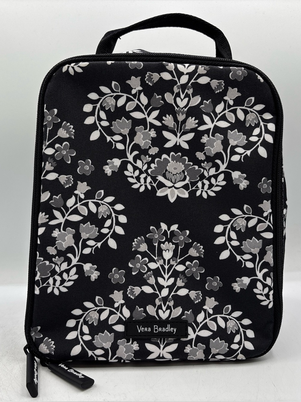 Vera Bradley Chandelier Noir Women’s Lunch Bunch Bag Black Floral Insulated Tote